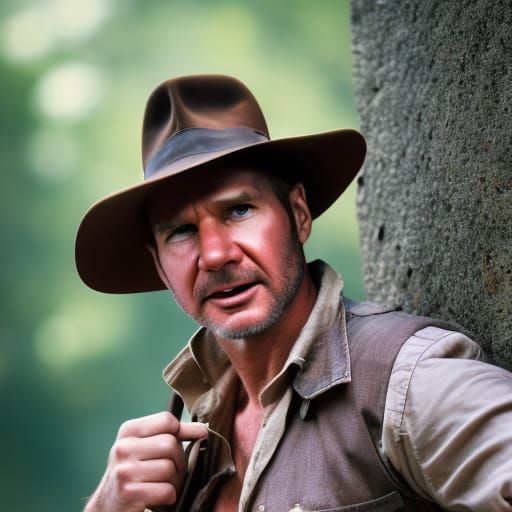 Indiana Jones Portrait in Natural Lighting