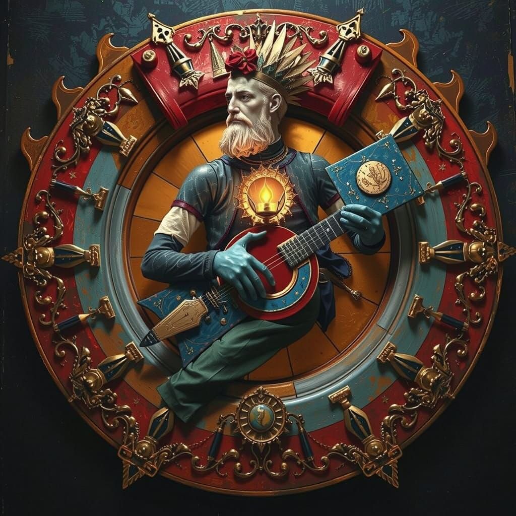 AI Generated Abstract Masterpiece of Creative Genius