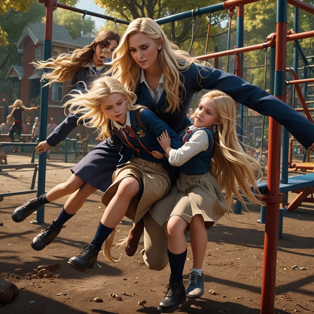 Teacher Helping Student: Fantasy Concept Art