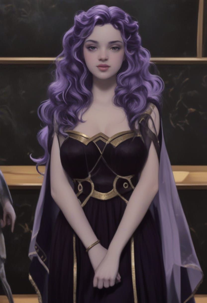 Ethereal Goddess of Love in Enchanted Realm