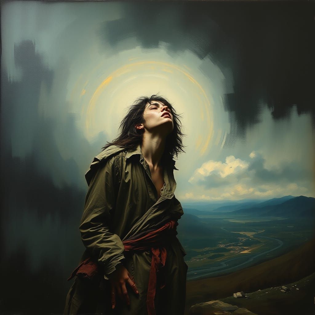 Figure in Anguish: An Expressionist Vision