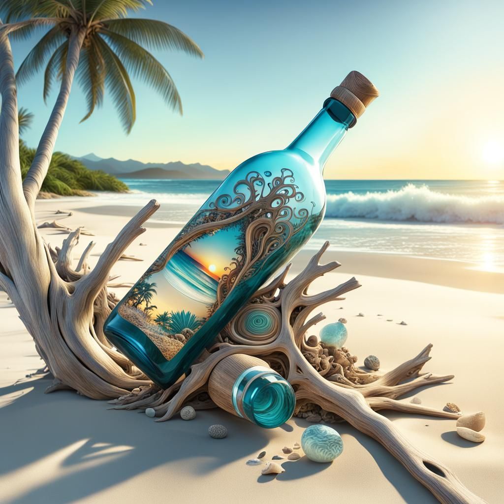 Tropical Island Treasure Discovery in 3D