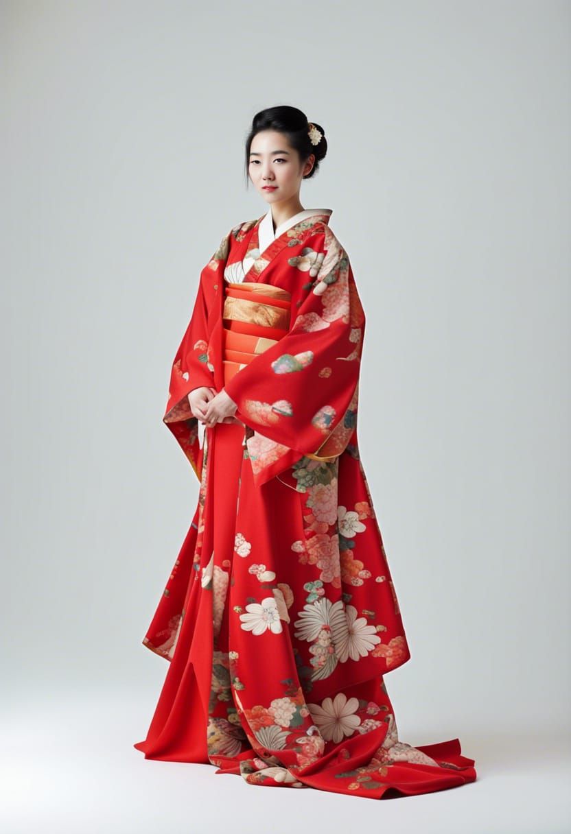 Red kimono