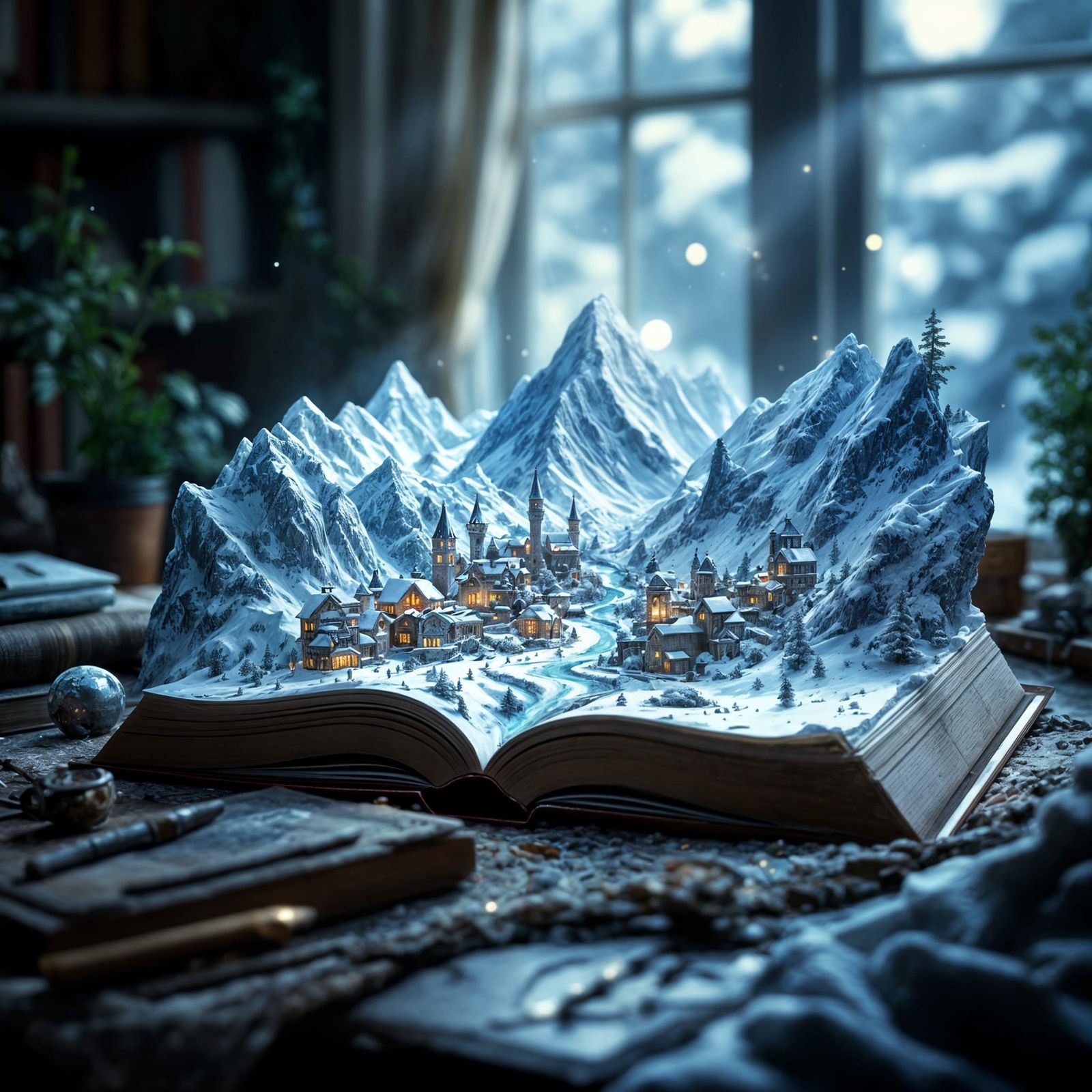 Crystal City Book: Detailed Fantasy Concept Art