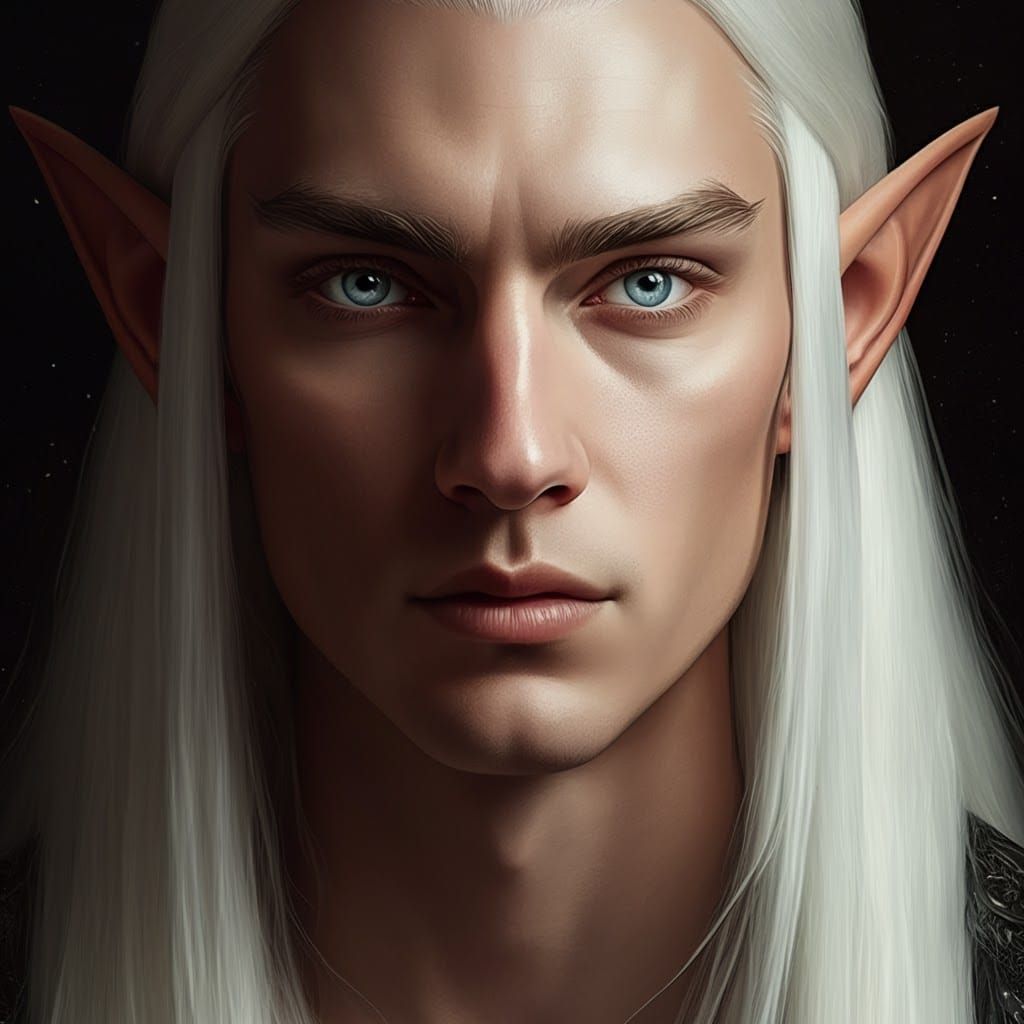 Stylized Image of an Elf