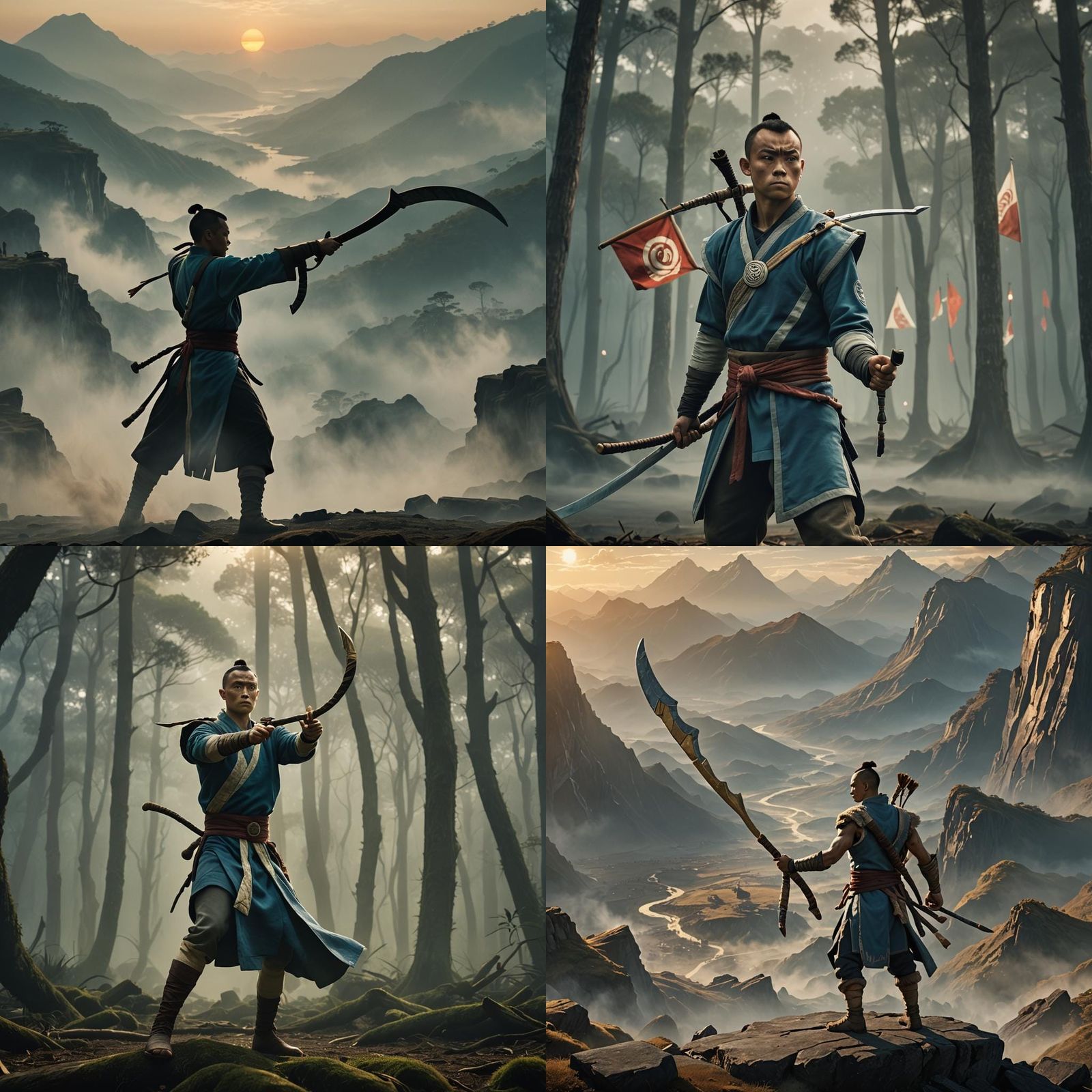 Sokka in Live-Action Cinematic Film Still