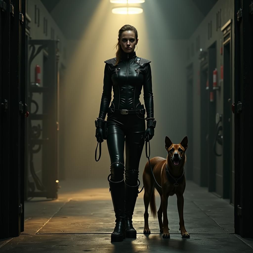 Emma Watson as Security Guard in Dystopian Prison