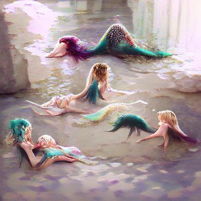 AI Mermaids: Mythical Marine Creatures