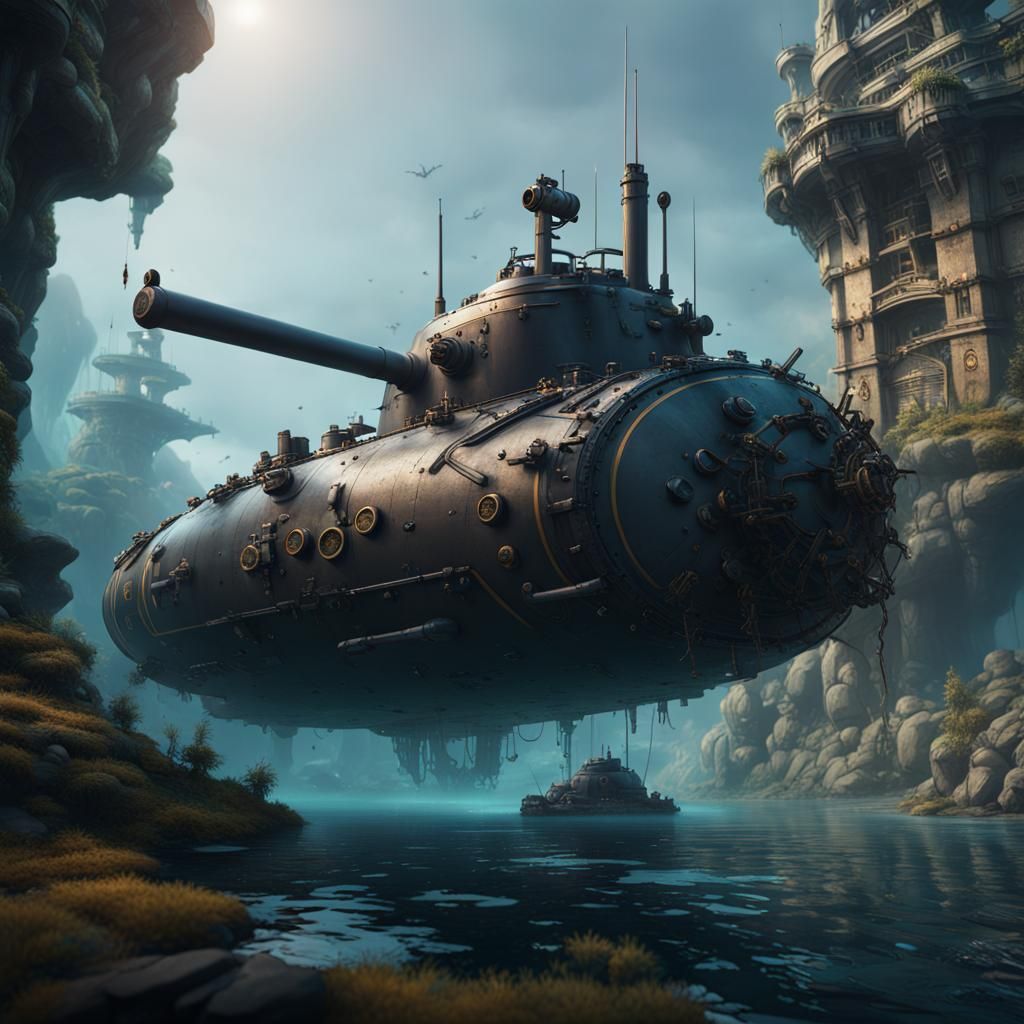 Flying Tank Submarine