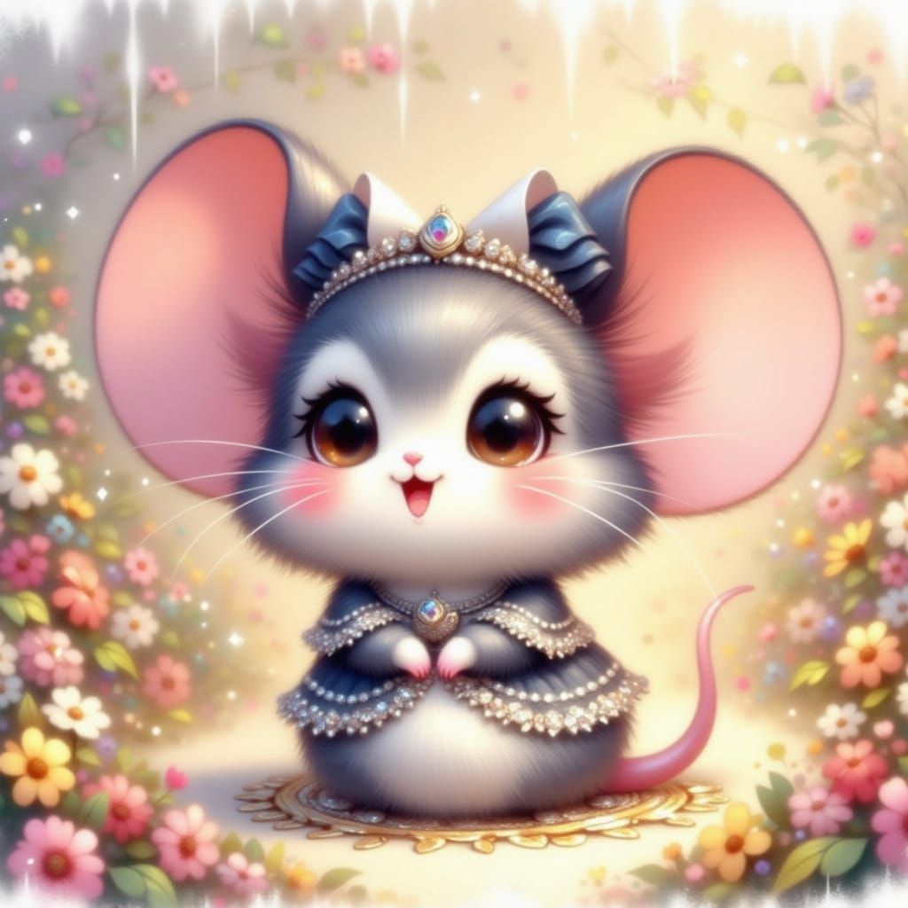 Grand Ballroom with Chandelier, Baroque Digital Art