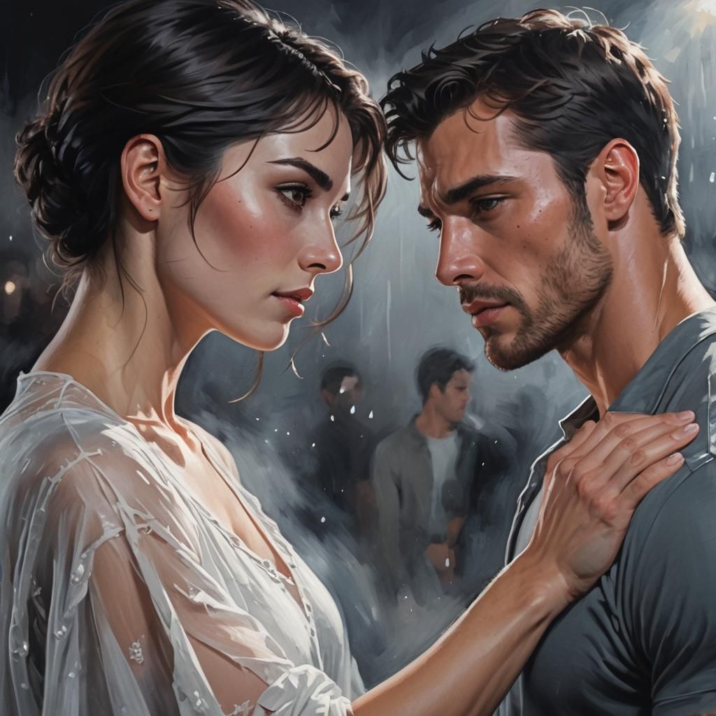 Ghostly Goodbye: A Love Beyond the Veil