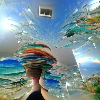 Surreal Sea of Glass Mindscape