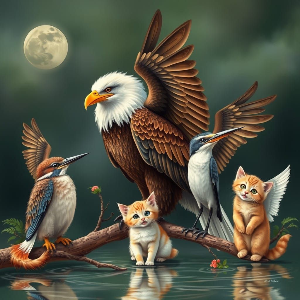 Elegant Birds Soar Over Kansas Countryside