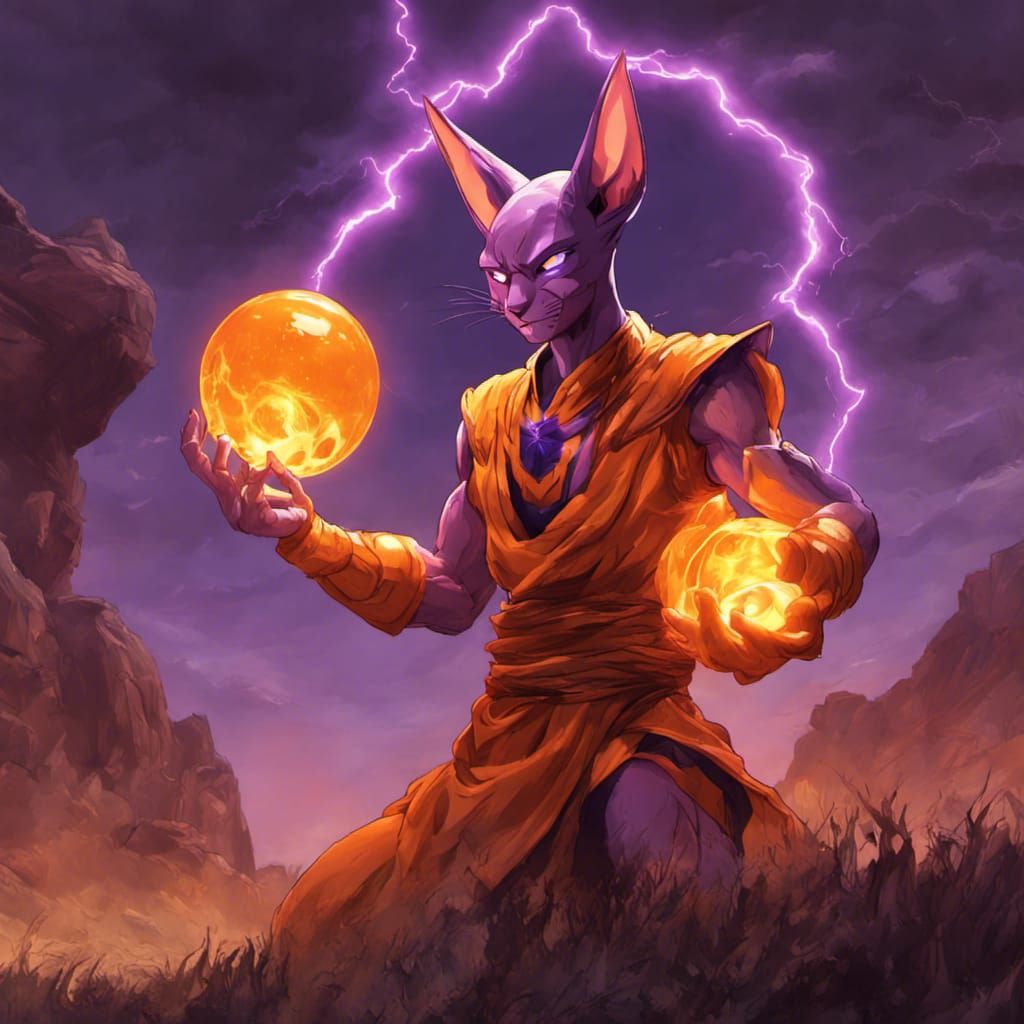 Orange Lantern Beerus