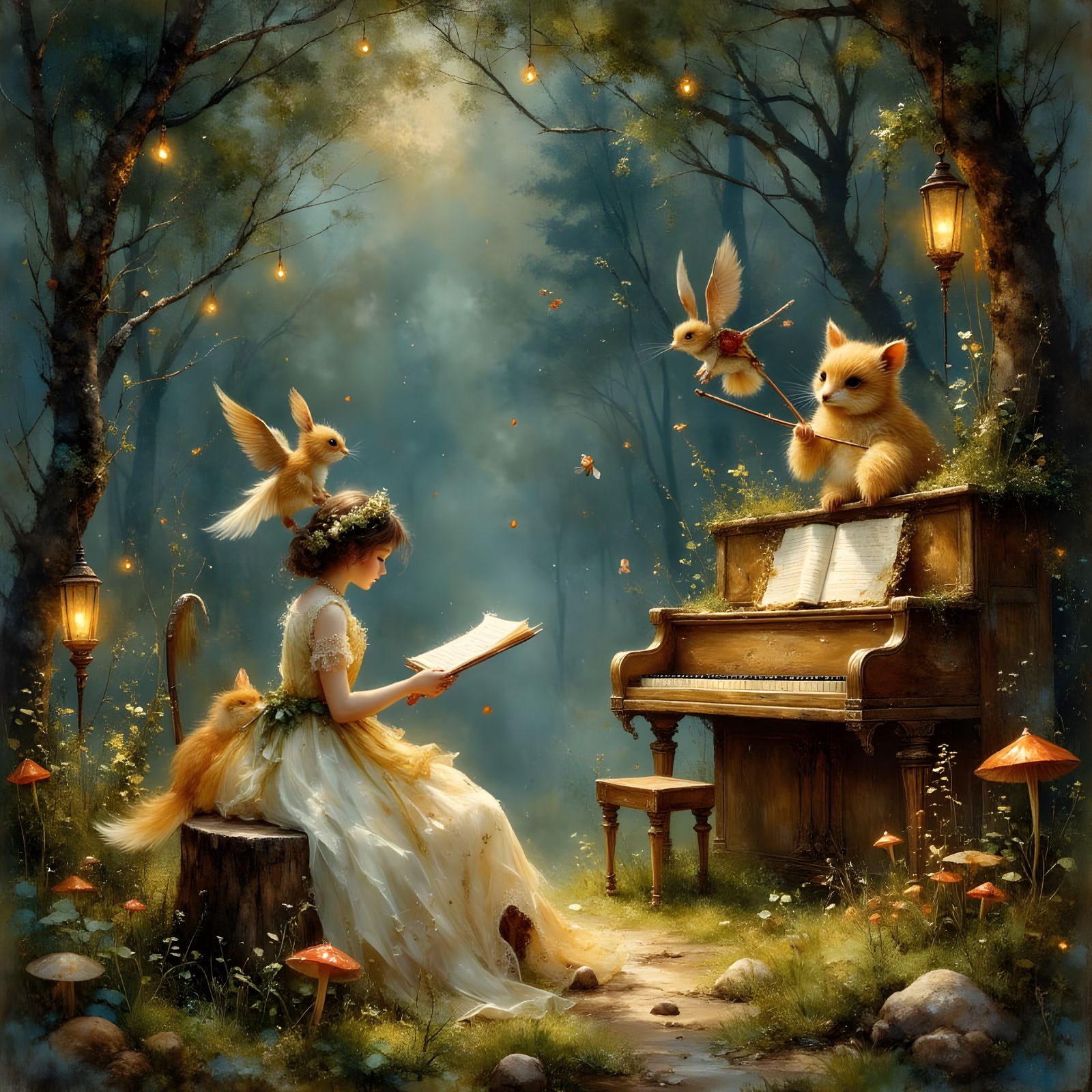 Enchanted Forest Orchestra for Little Girl