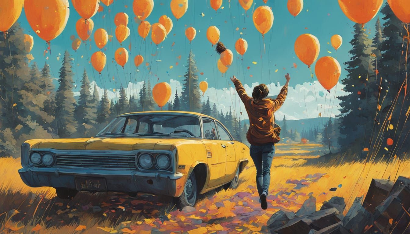 Radiant Joy in Vibrant Realism