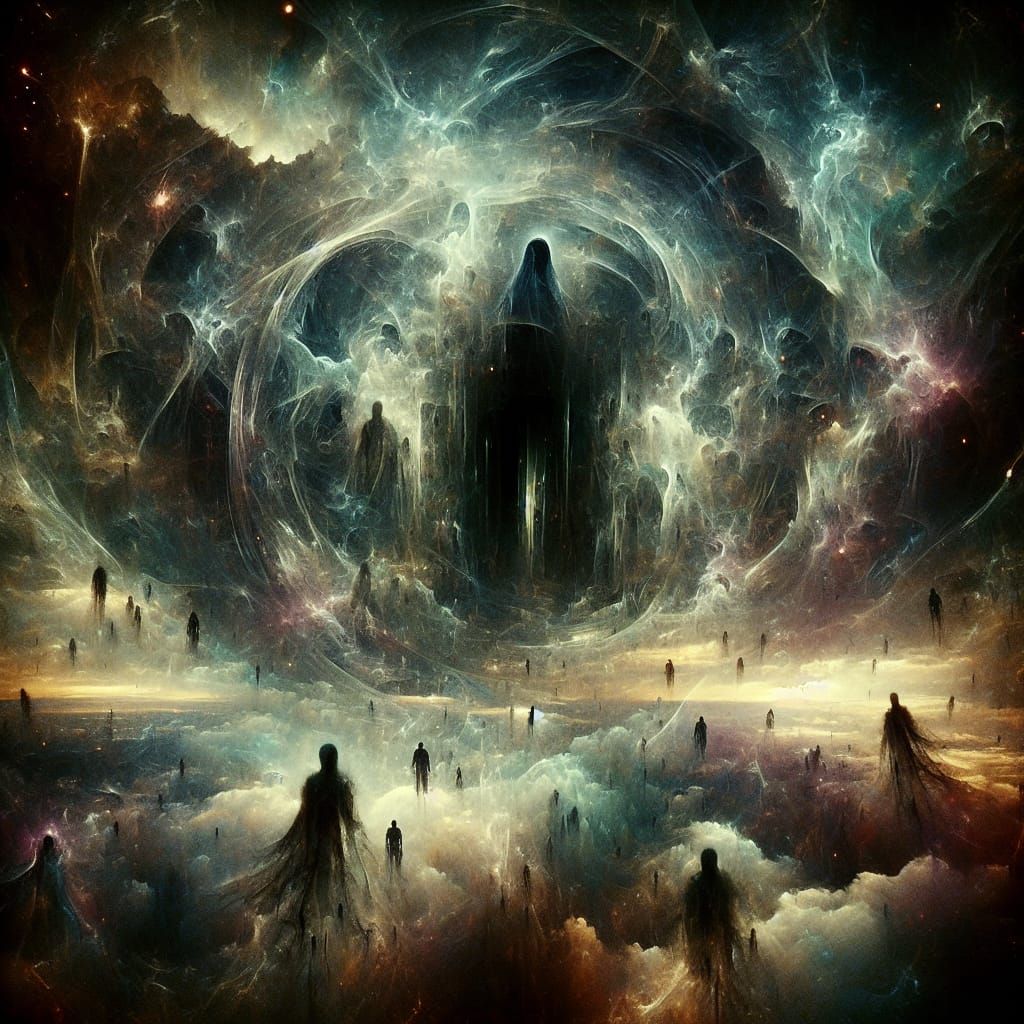 Ominous Dreamscape: Shadow Realm Portal