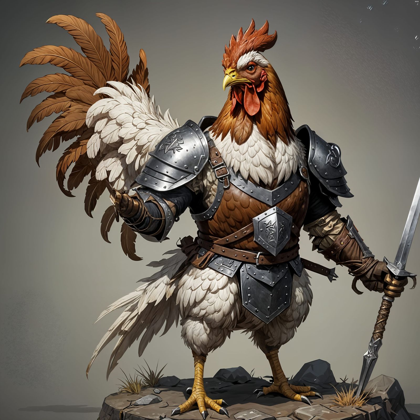 Clay, The Rooster Warrior