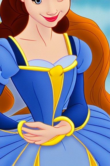 Belle: Disney Princess in AI Art