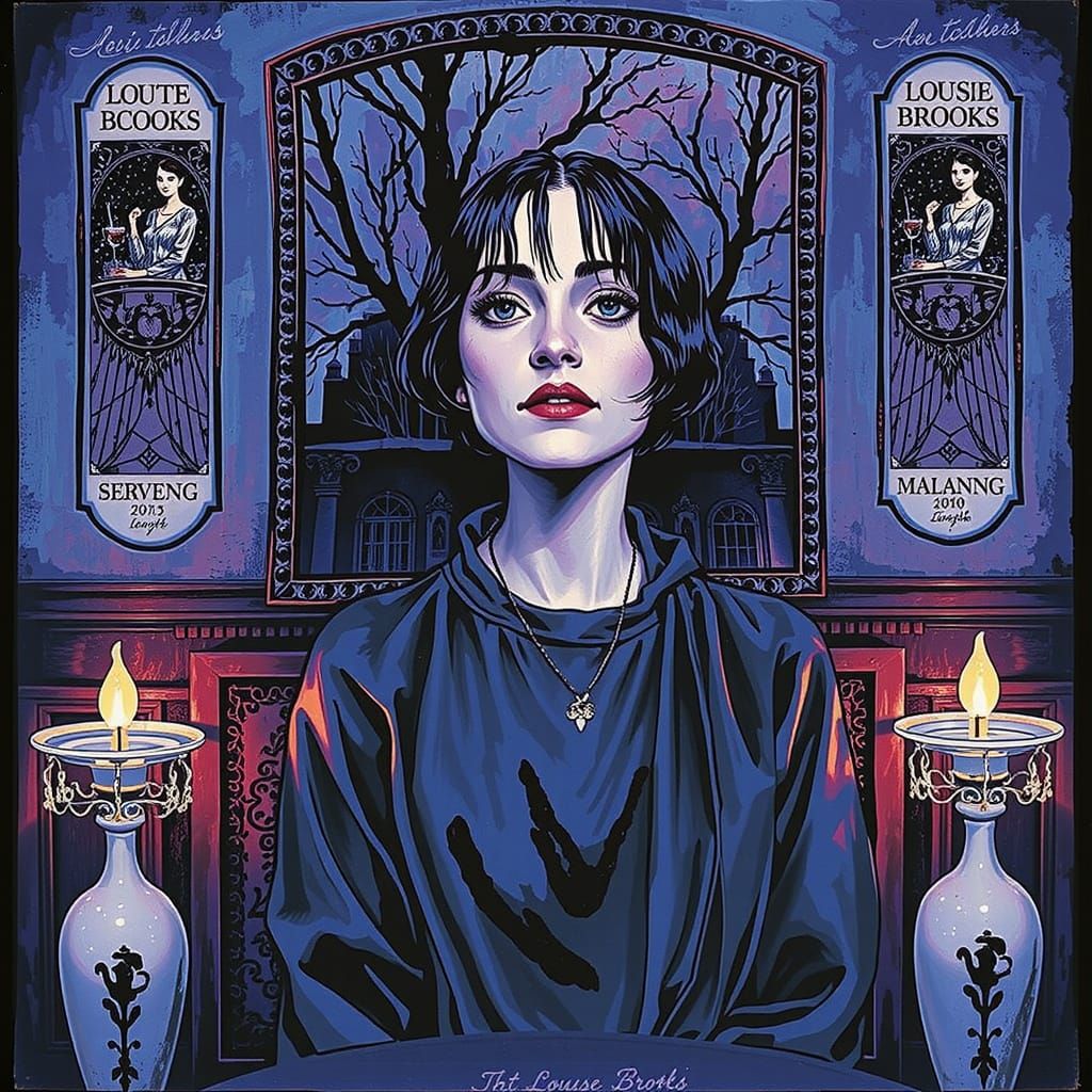 Louise Brooks: An Etcher's Etching Portrait