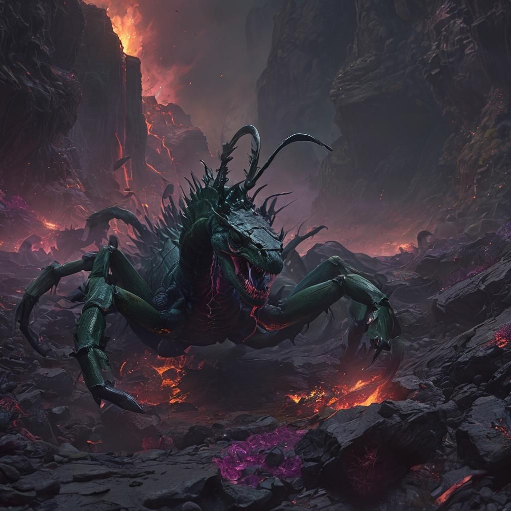 Scorpion Unleashes Hellish Fury in a Fantasy Realm