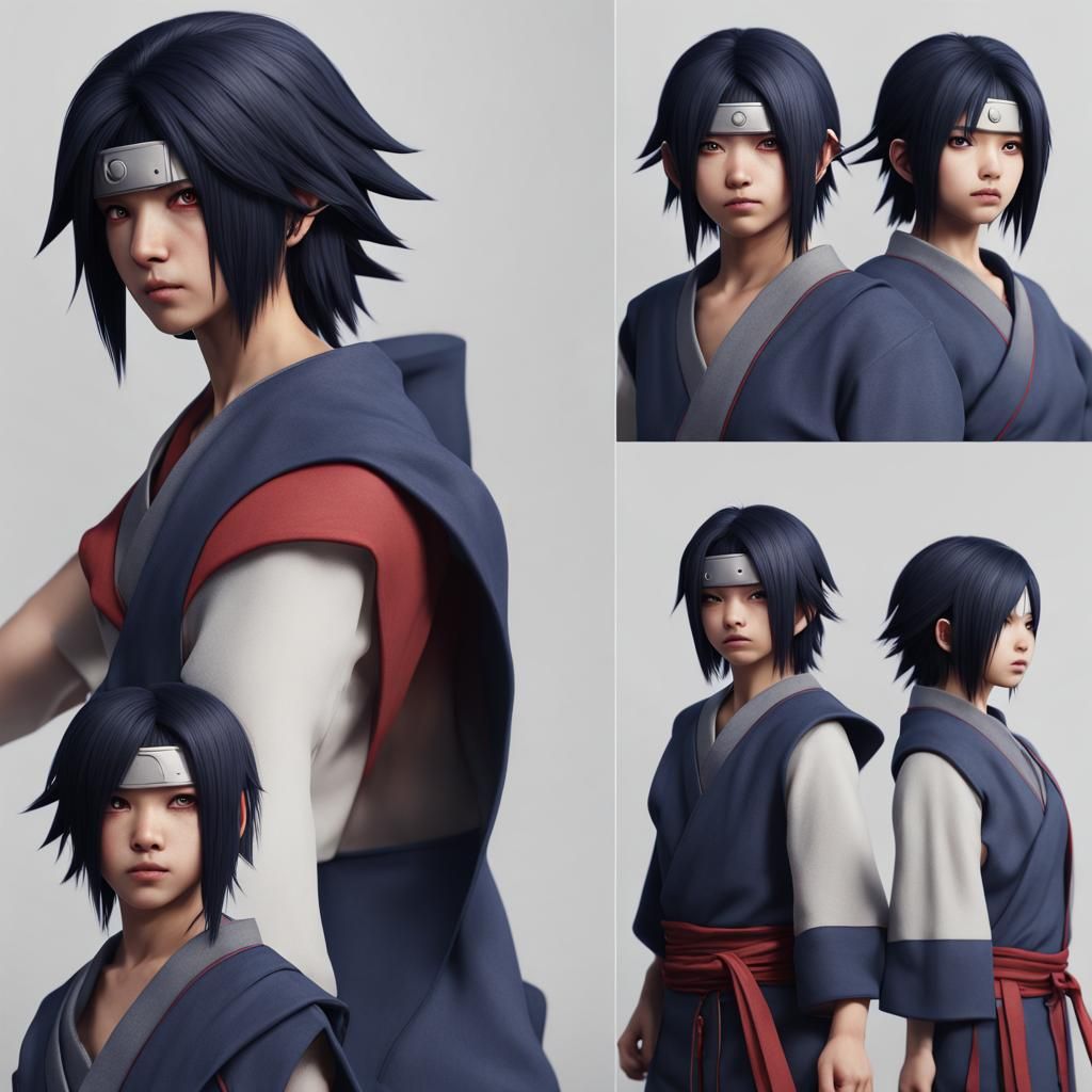 Female Sasuke Uchiha Through the Ages