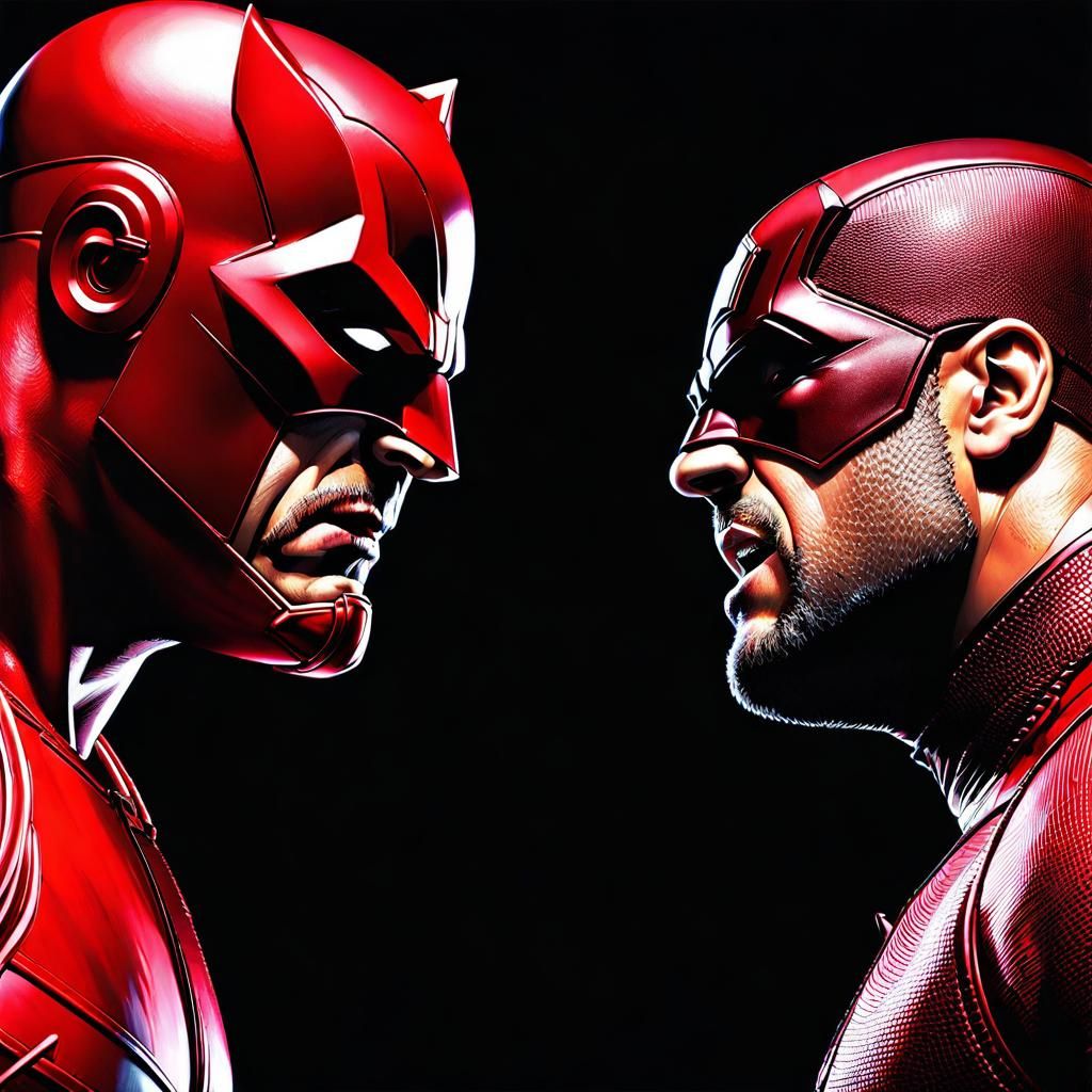 Daredevil versus Bullseye imposter