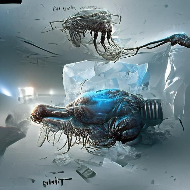 Frozen Wasteland: A Study in Ice and Isolation