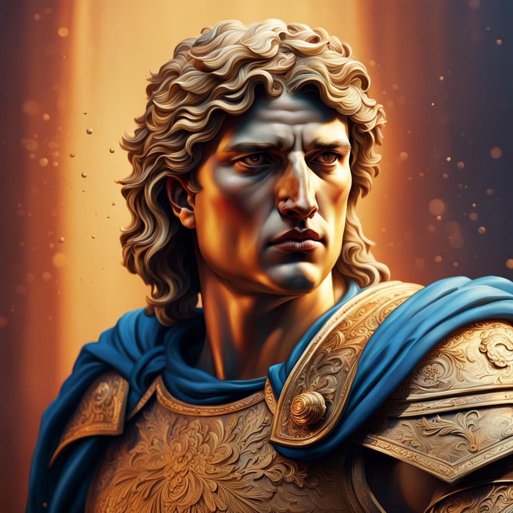 Hyperrealistic Portrait of Alexander the Great