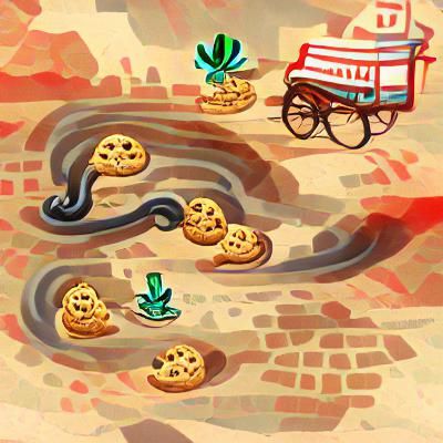 Cartoon Snake Oil Bottle Illustration