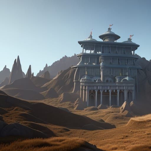 Detailed Matte Painting of a Ten Drachma Bill