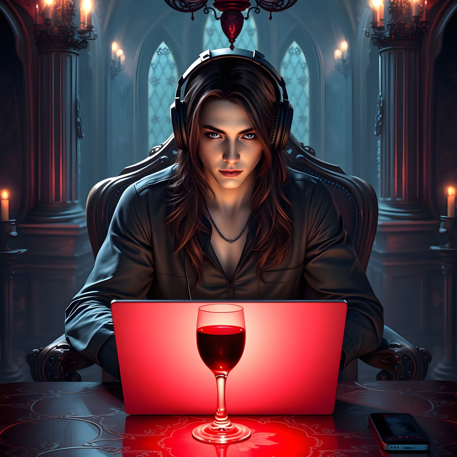 The Modern Vampire According to Flux Schnell