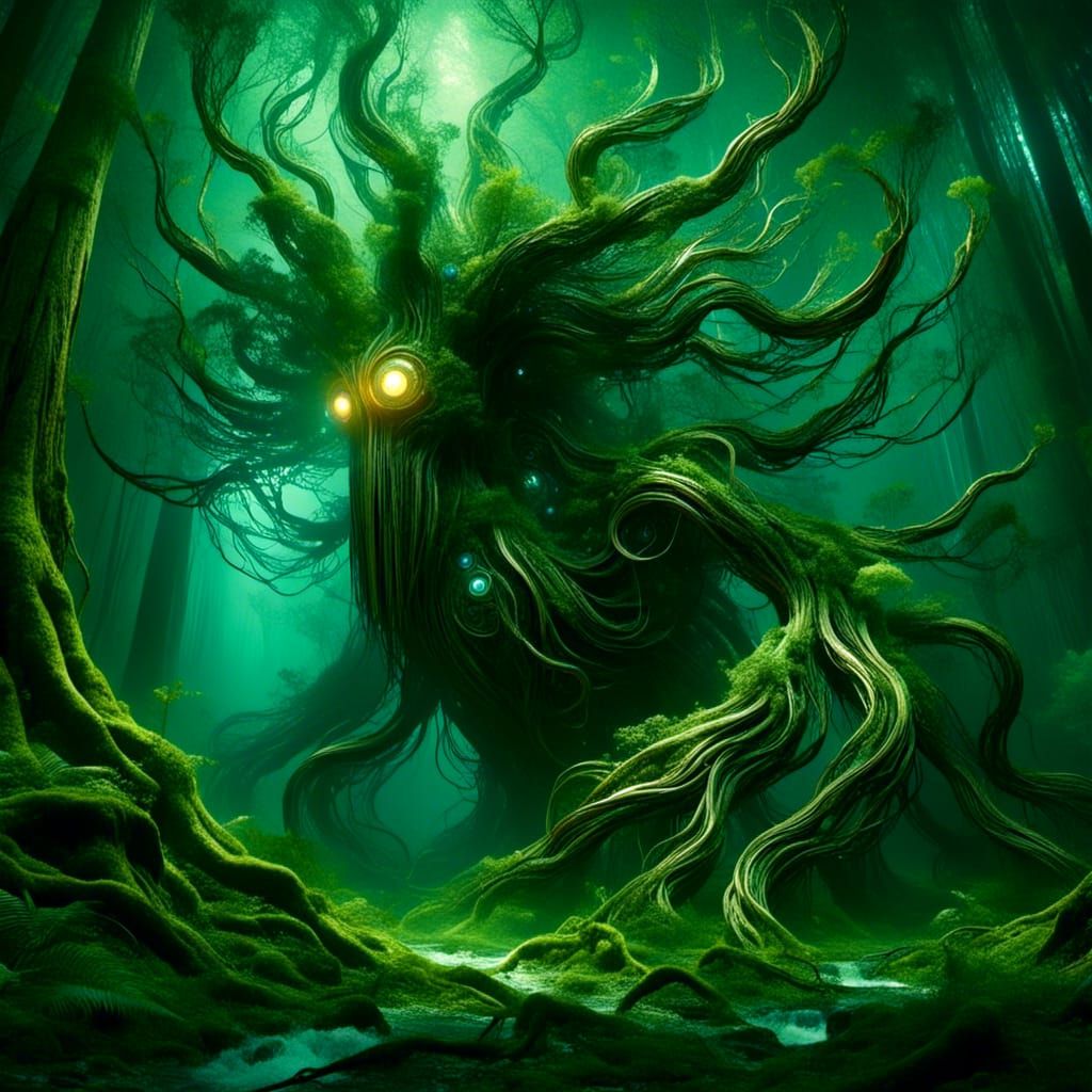 Be respectful towards the forest, and the treant will remain benevolent