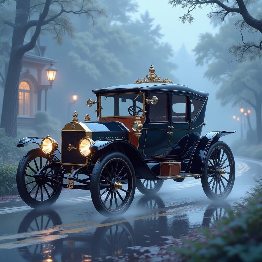 Modern Car Turned Carriage in Fantasy Style