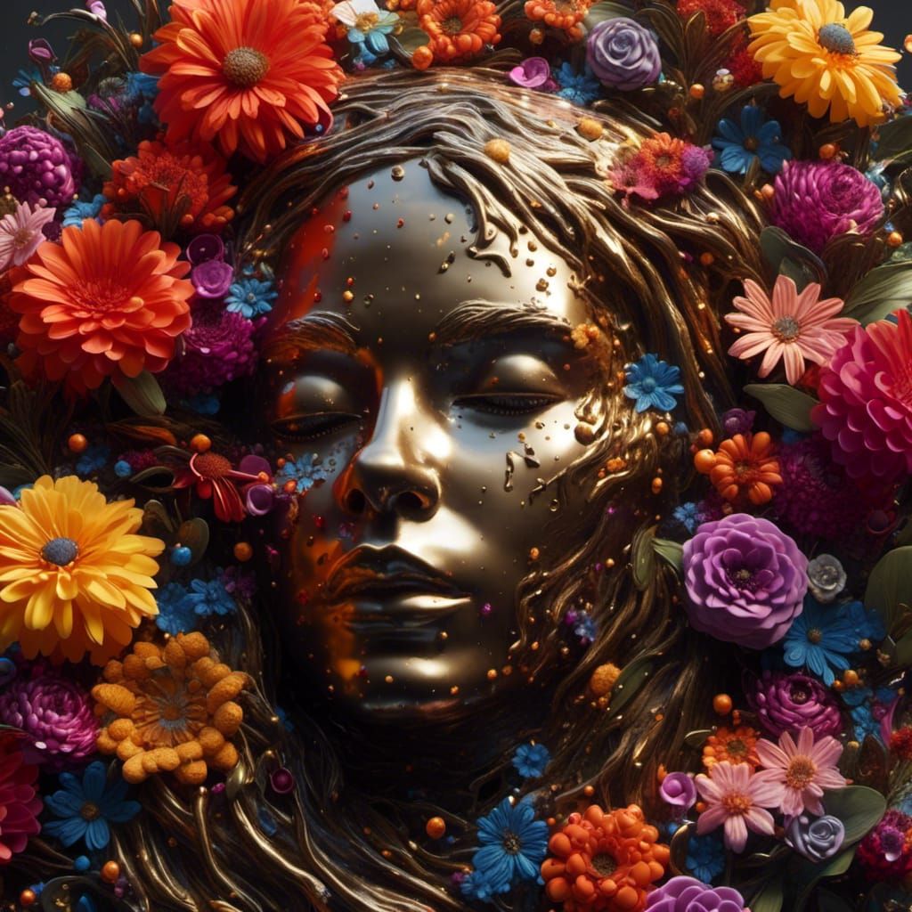 <lora:Liquidized:1.0> Melting Liquid metal 16k ultra resolut...