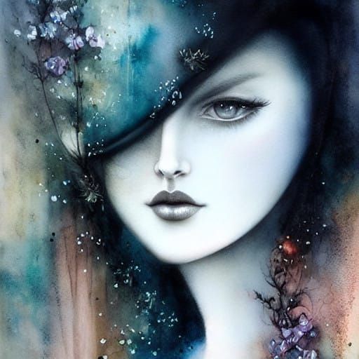 Dystopian Surrealist Goddess Unveils Hidden Truth