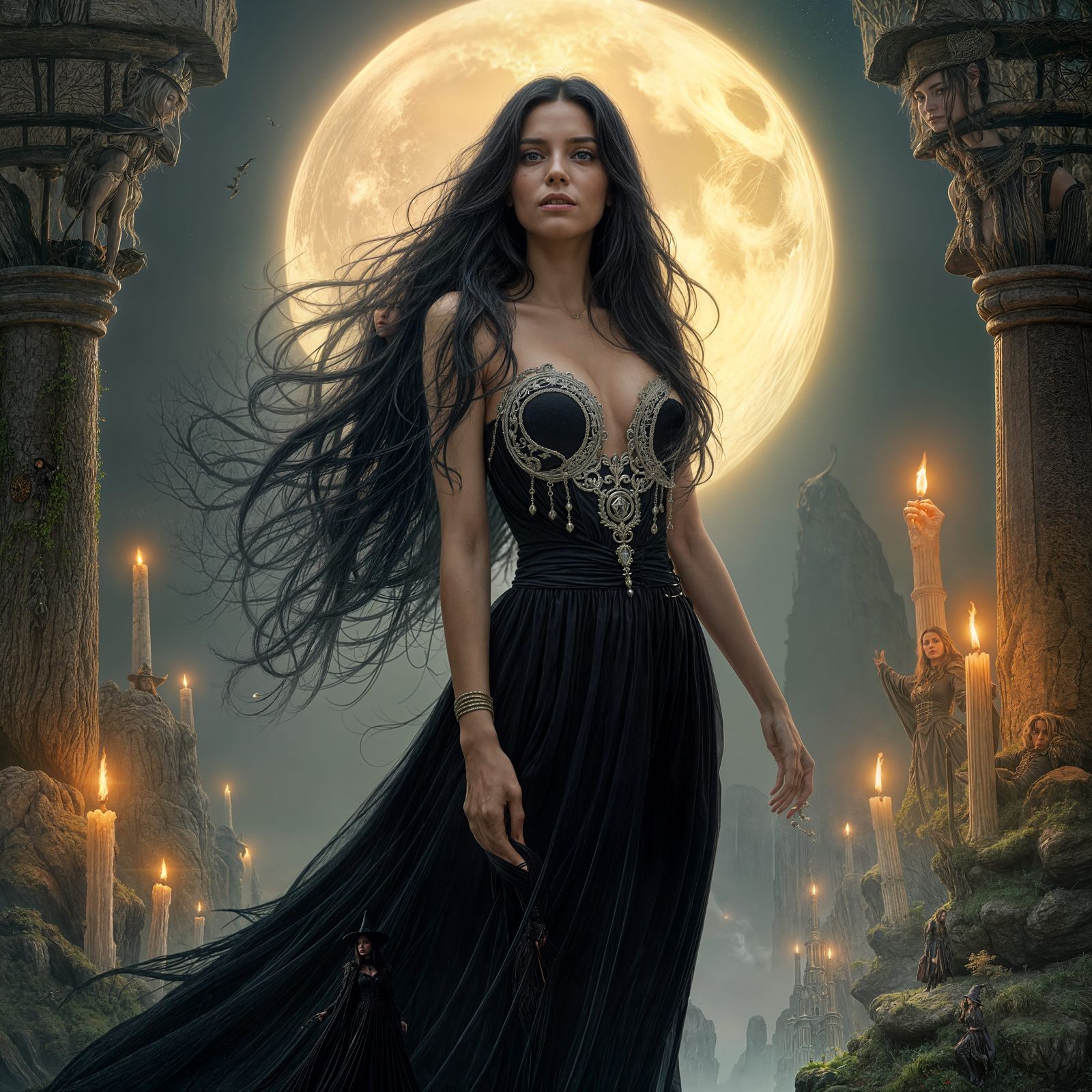 Enchanting Fantasy Witch in a Magical Realm