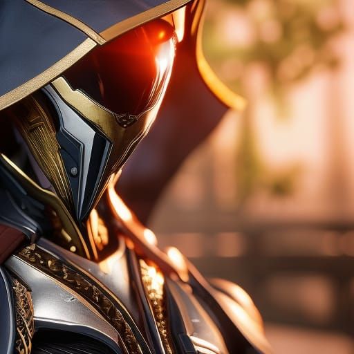 Hyperrealistic Warframe Female in 8k HDR