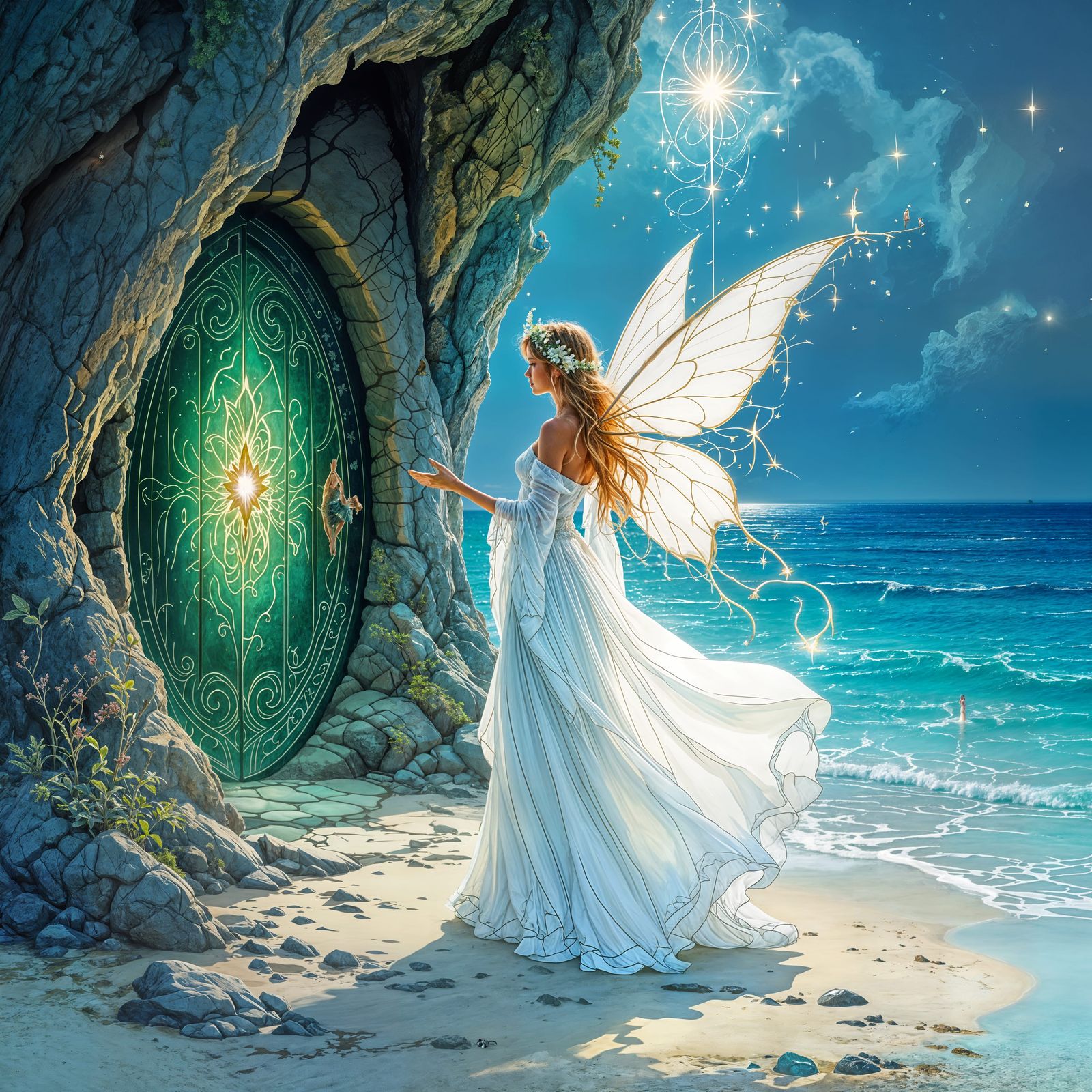 Emerald Cave Fairy on Sapphire Beach