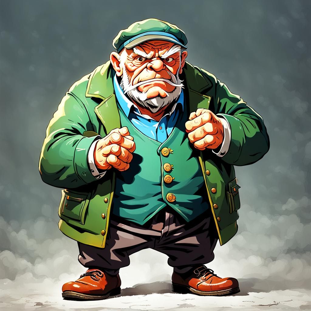 AI Image of a Curmudgeon