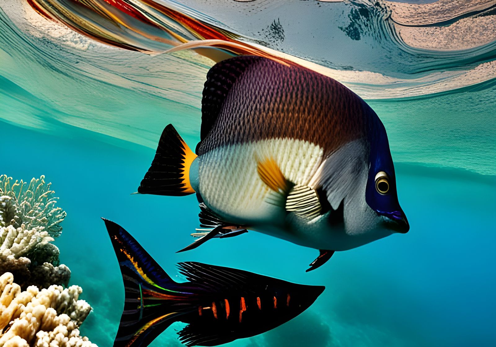 Detailed Japanese Painting in Hyperrealistic Style