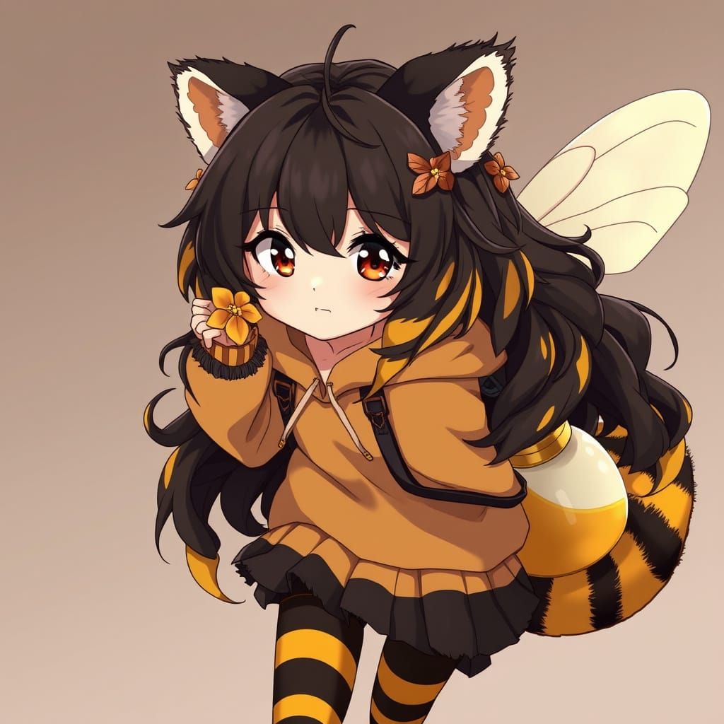Mischief Managed: Anime Bee Tanooki Hybrid