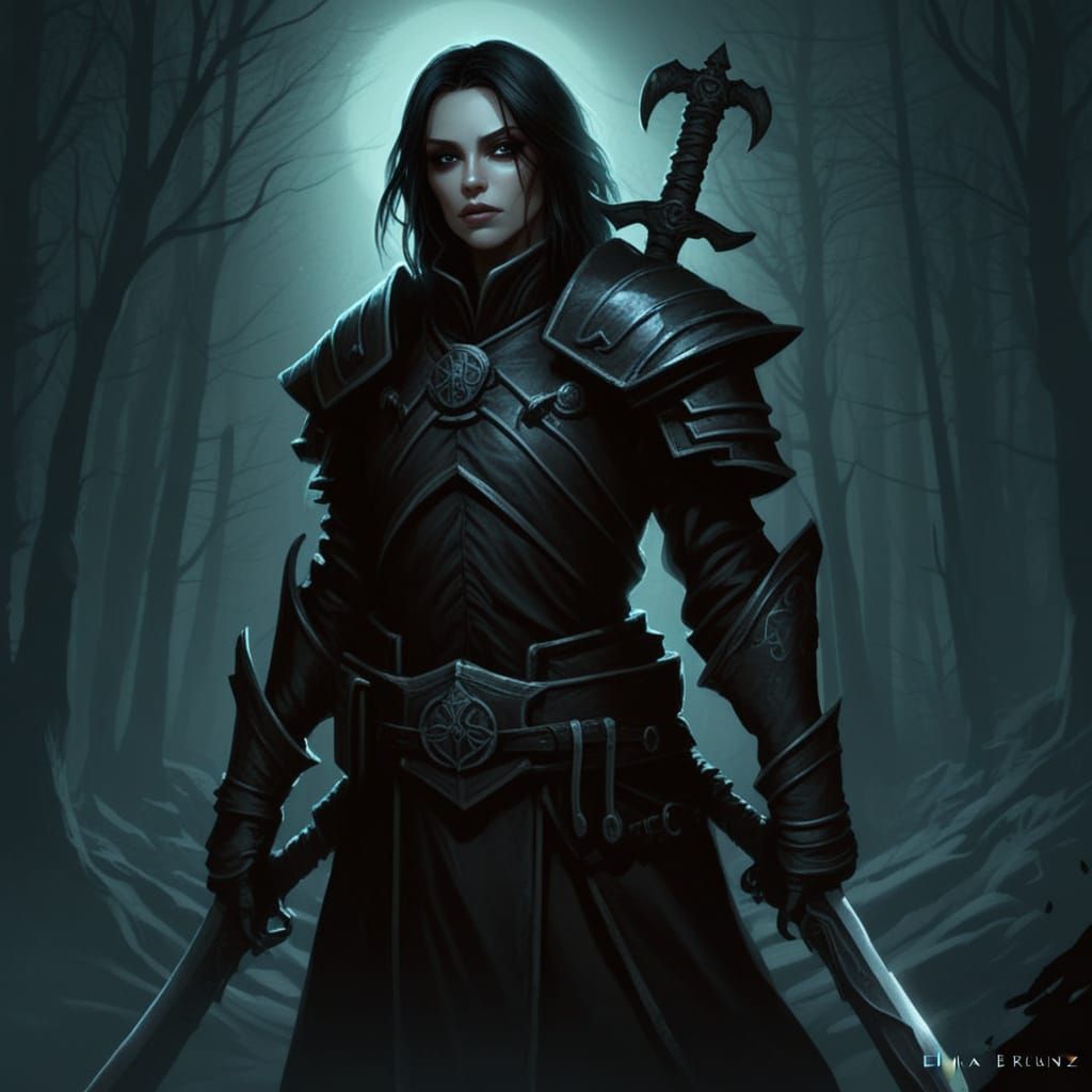 Dark Fantasy Art in a Grim Medieval Aesthetic