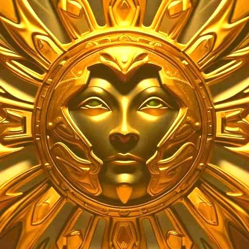 Vibrant Cinematic Portrait with Gold Jewelry