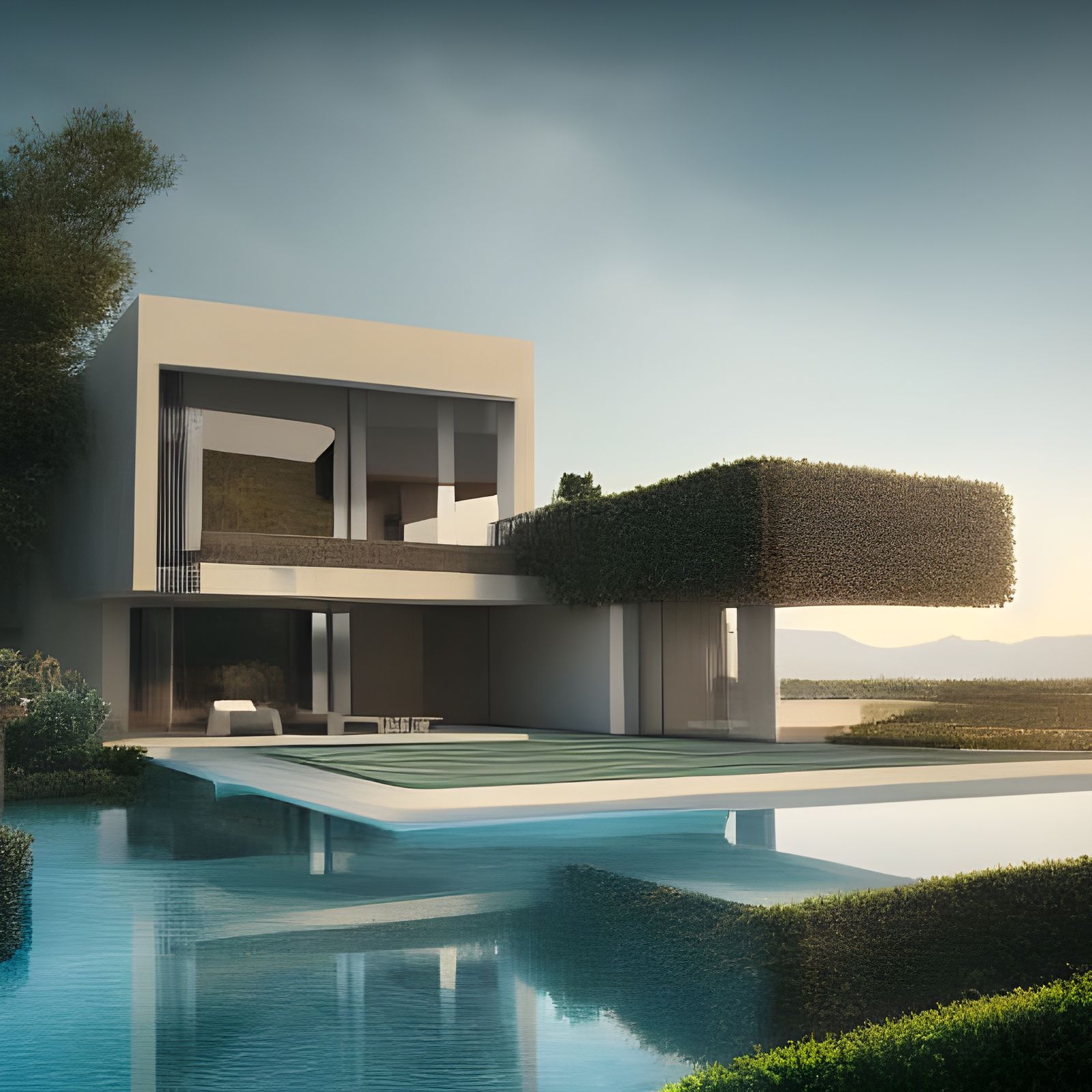 Modern Villa in Valencia: Parametric Architecture