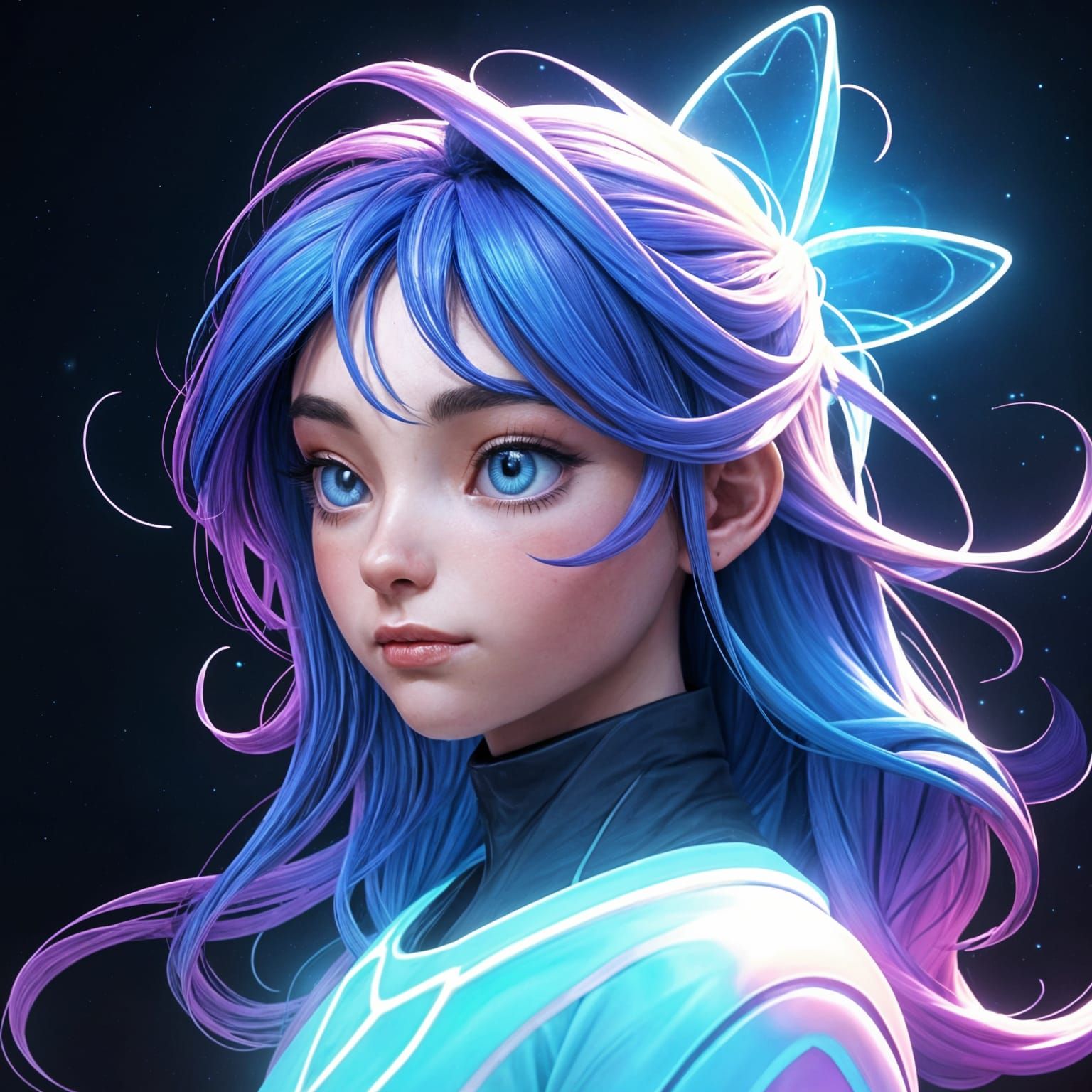 Venus Space Butterfly Shines Like a Star