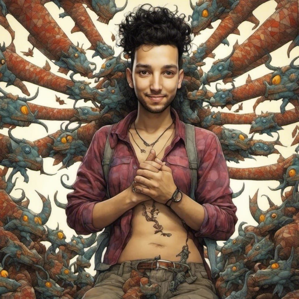 Dragon Woman Portrait