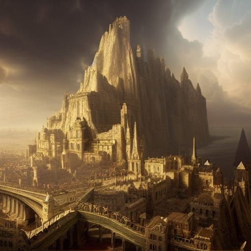 Epic Renaissance Style Digital Matte Painting