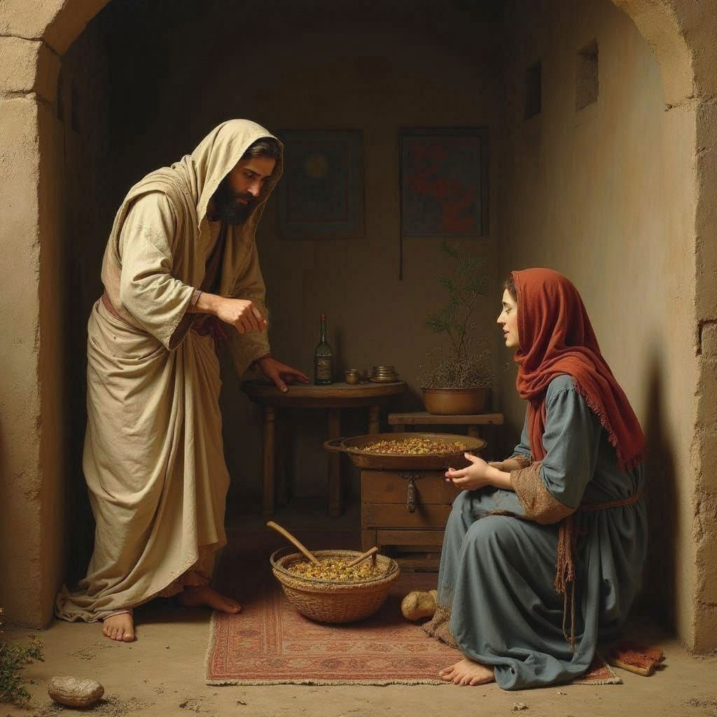 Jesus Visits Mary and Martha: Renaissance Style