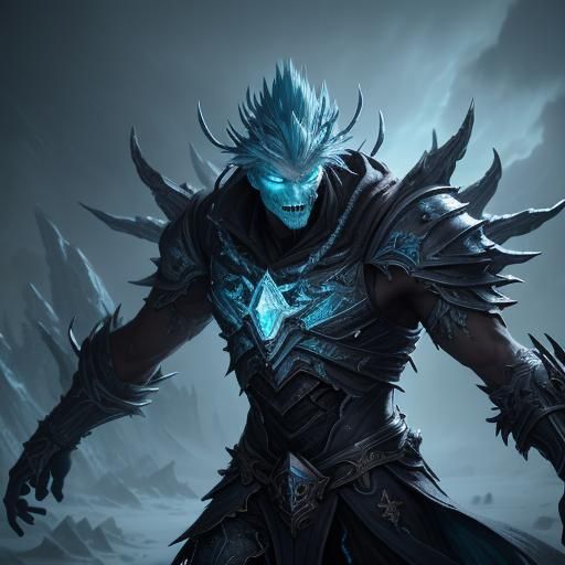 Candy Zombie Giant in Icy Storm: Concept Art